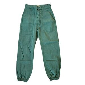 MOTHER Teal Green Utility Jogger Pants